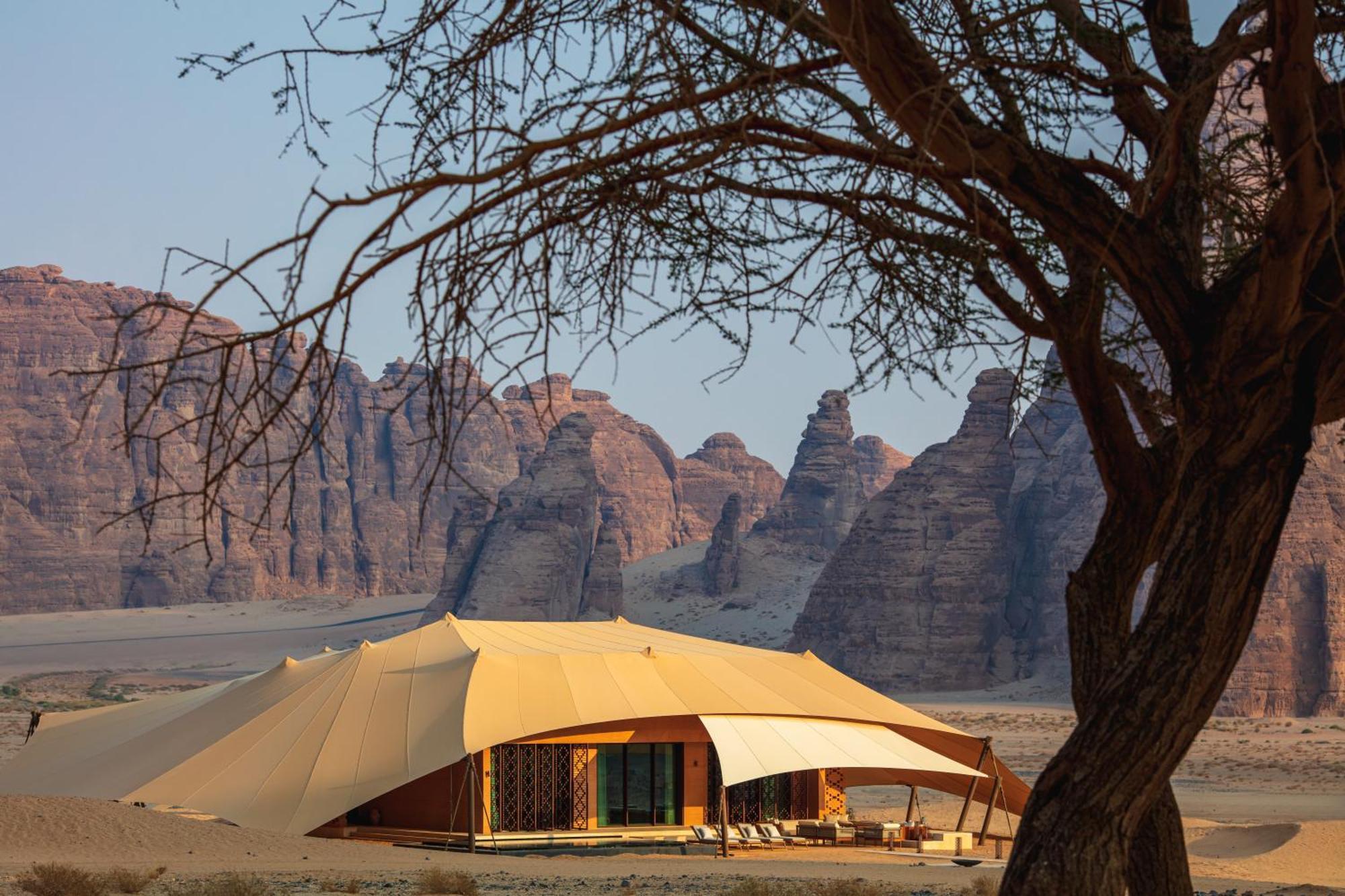 Hotel Banyan Tree Alula Al Ula Exterior foto